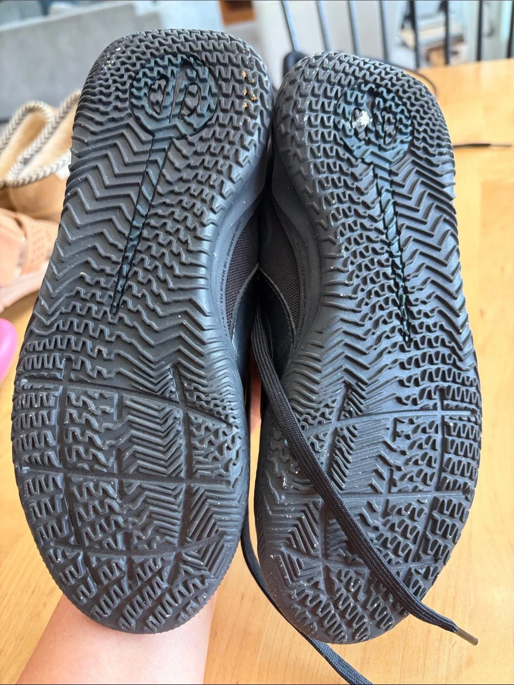 Black Nike Indoor soccer shoes